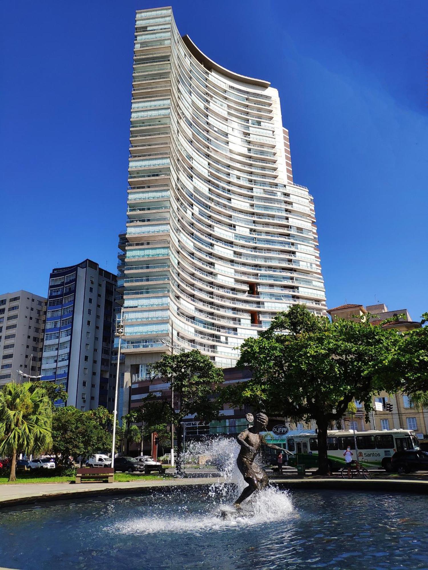 דירות Book Santos - Unlimited 618 - Veja E Escute O Mar מראה חיצוני תמונה