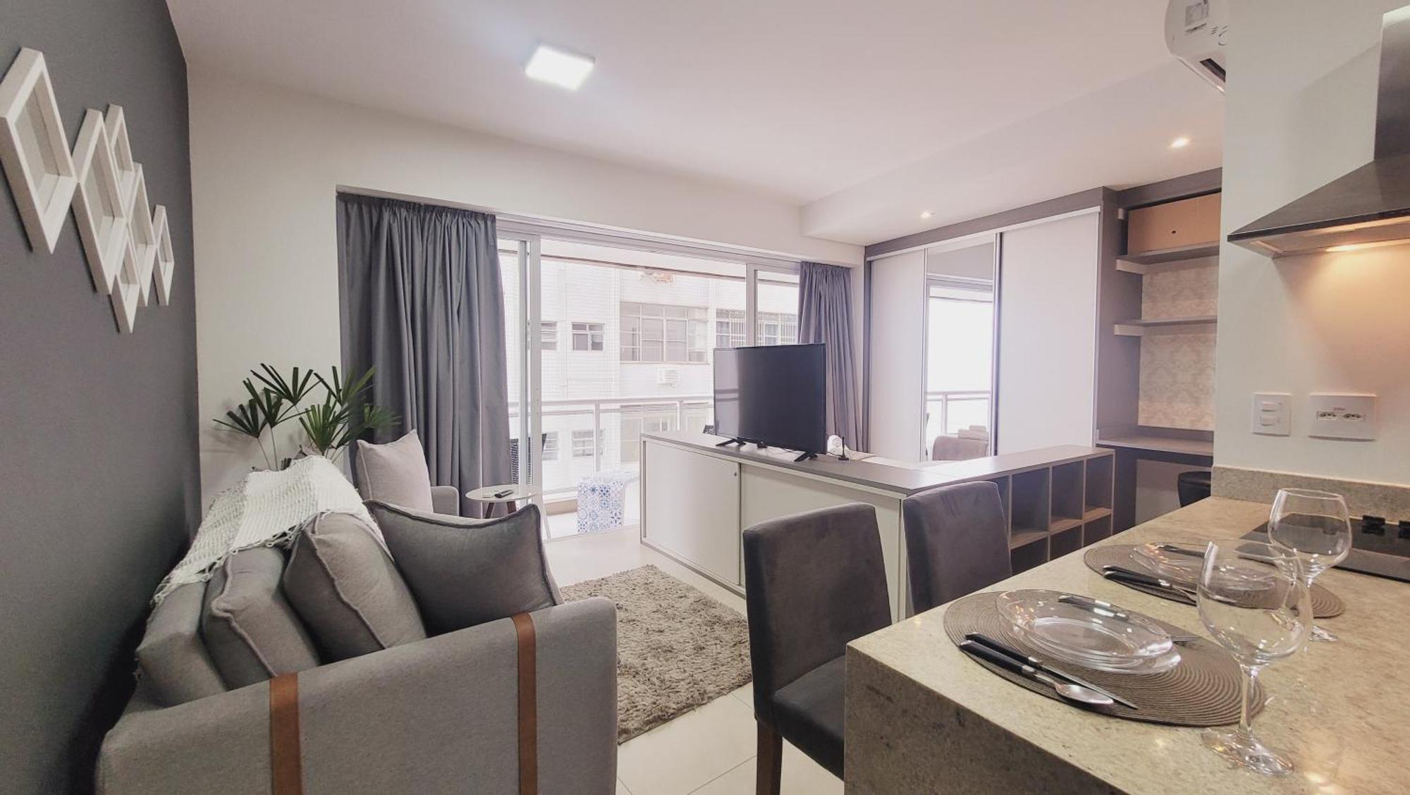 דירות Book Santos - Unlimited 618 - Veja E Escute O Mar מראה חיצוני תמונה